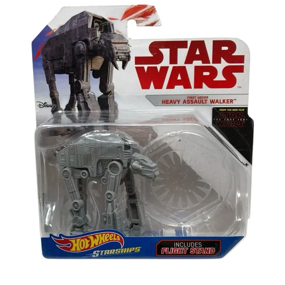 Hot Wheels x Starships Die-Cast First Order Heavy Assault Walker w Display Stand